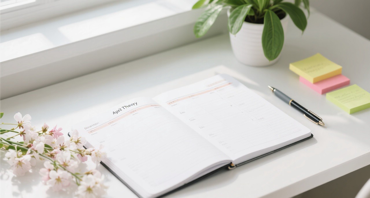 April Theory Planner: Your Spring Goal Setting Template